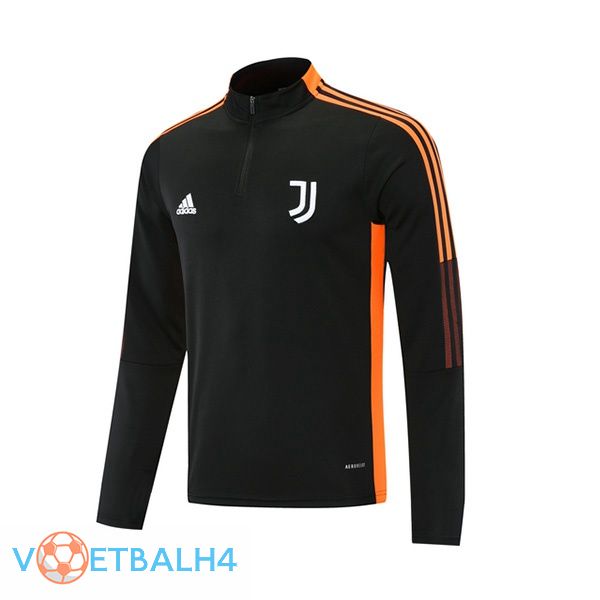 Juventus Training Sweatshirt zwart oranje 2021/2022