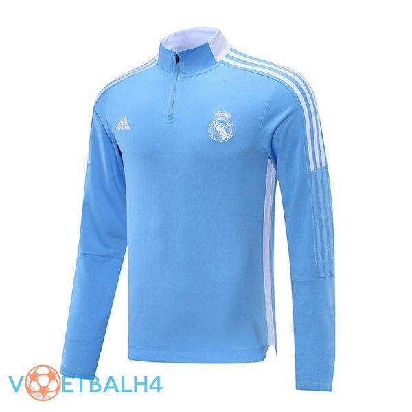 Real Madrid Training Sweatshirt blauw 2021/2022