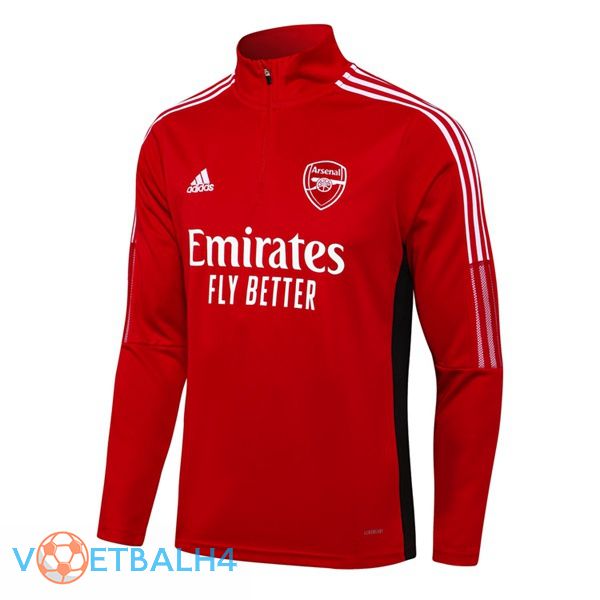 Arsenal Training Sweatshirt rood 2021/2022