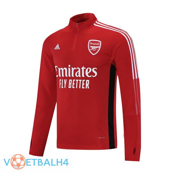 Arsenal Training Sweatshirt rood 2021/2022