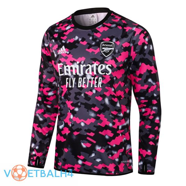 Arsenal Training Sweatshirt paars grijs 2021/2022