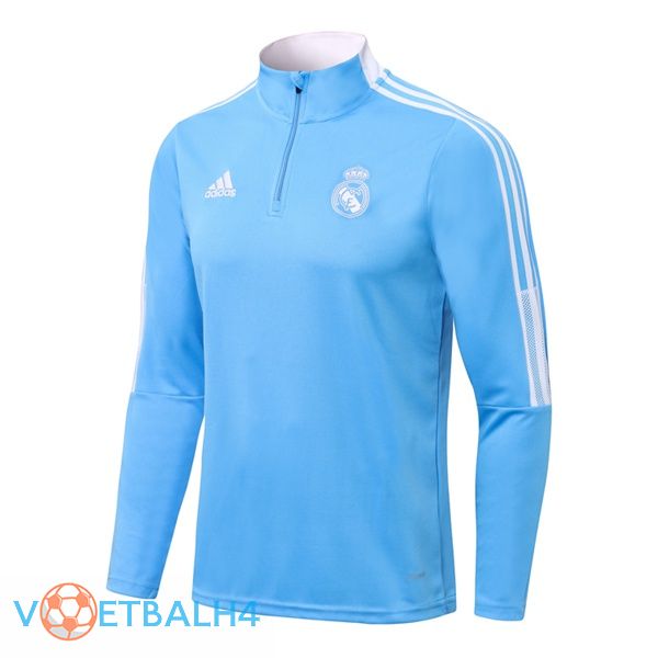 Real Madrid Training Sweatshirt blauw 2021/2022