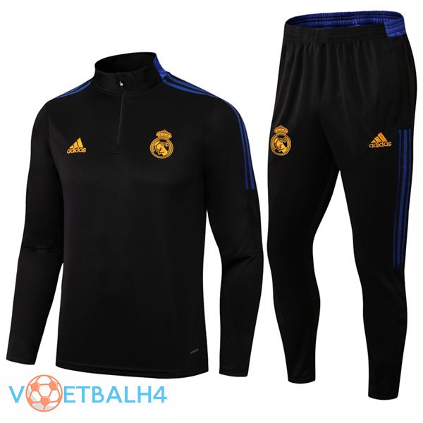 Real Madrid trainingspak zwart 2021/2022