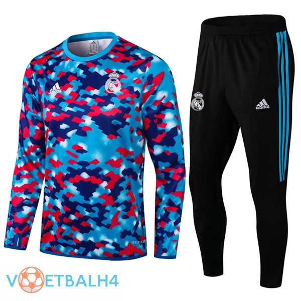 Real Madrid trainingspak blauw rood 2021/2022