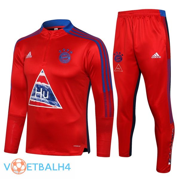 Bayern Munich trainingspak rood blauw 2021/2022