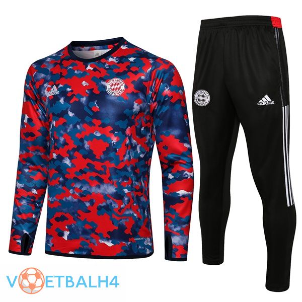 Bayern Munich trainingspak blauw rood 2021/2022