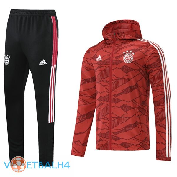 Bayern Munich trainingspak Windbreaker rood 2021/2022