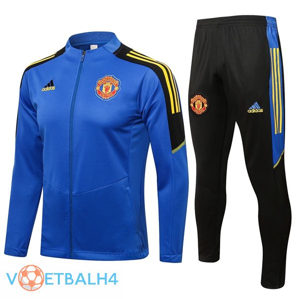 Manchester United trainingspak blauw 2021/2022