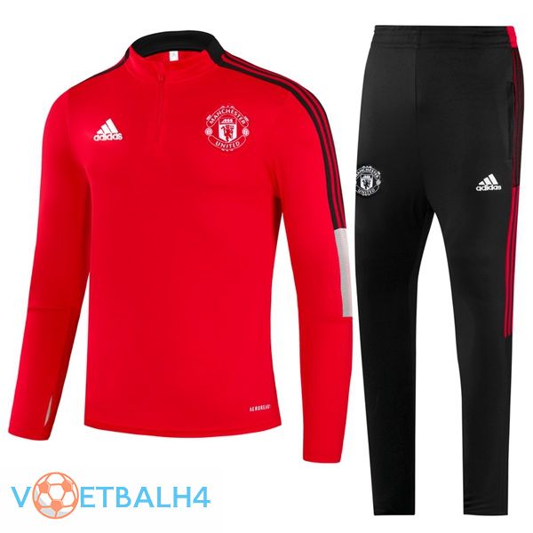 Manchester United trainingspak rood 2021/2022