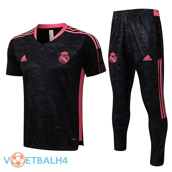 Real Madrid Training T Shirt + broek zwart 2021/2022