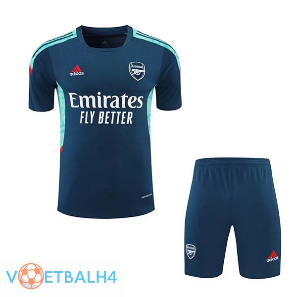 Arsenal Training T Shirt + korte broek groente 2021/2022