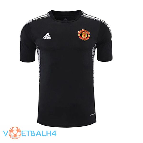 Manchester United Training T Shirt zwart 2021/2022