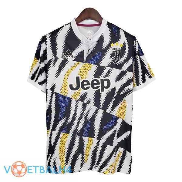 Juventus Training T Shirt wit geel 2021/2022