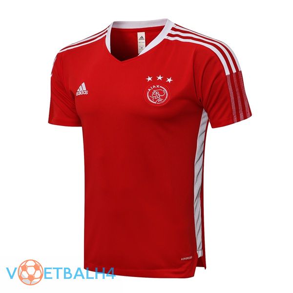 AFC Ajax Training T Shirt rood 2021/2022