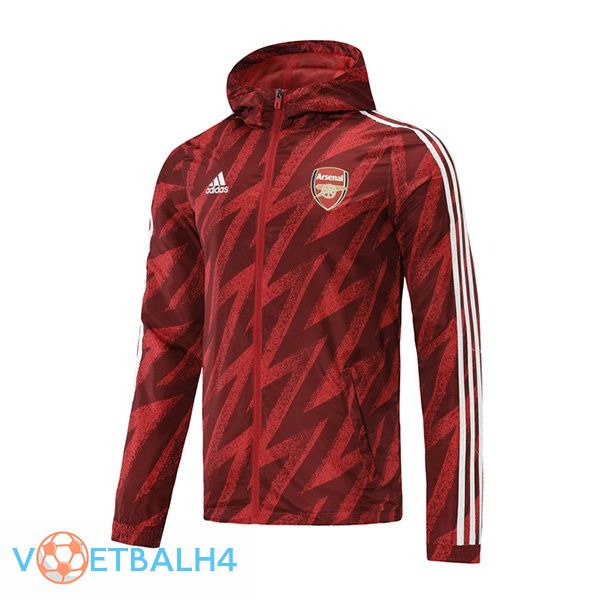 Arsenal trainingsjack Windbreaker rood 2021/2022