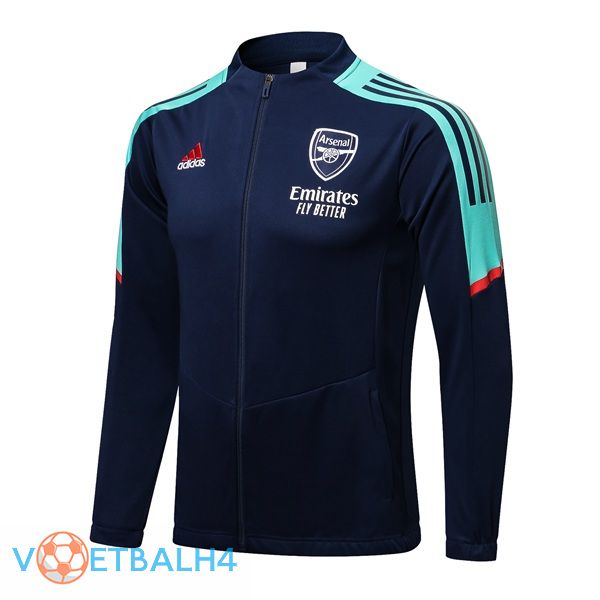 Arsenal trainingsjack blauw koninklijk 2021/2022