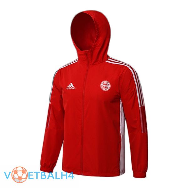 Bayern Munich trainingsjack Hoodie rood 2021/2022