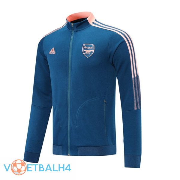 Arsenal trainingsjack blauw 2021/2022