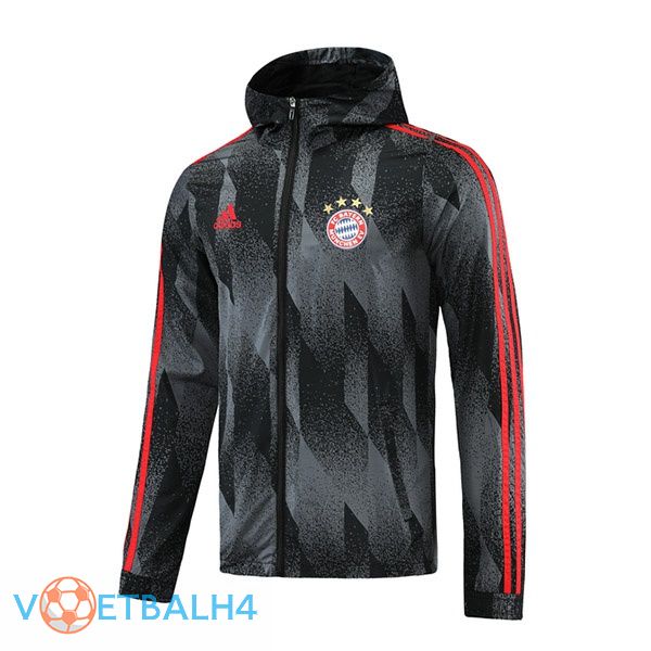 Bayern Munich trainingsjack Windbreaker zwart grijs 2021/2022