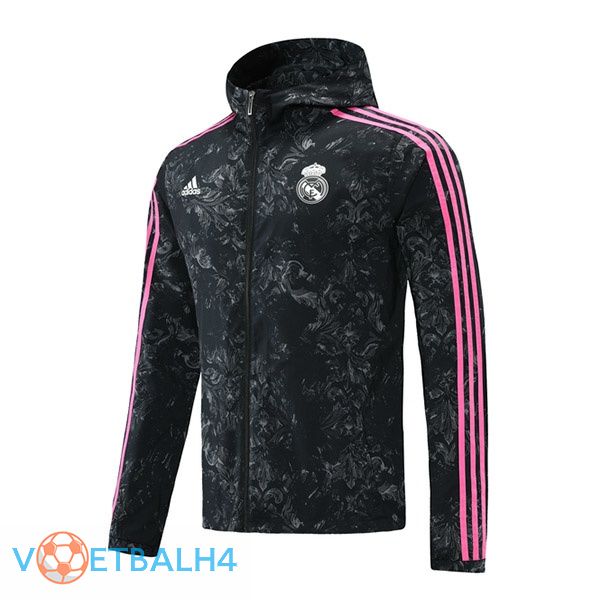 Real Madrid trainingsjack Windbreaker zwart 2021/2022