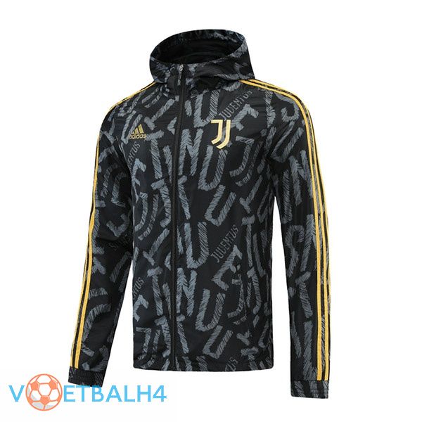 Juventus trainingsjack Windbreaker zwart 2021/2022