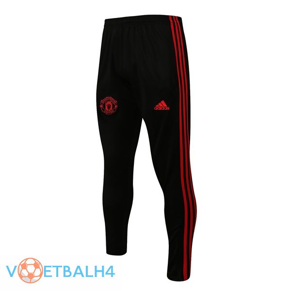 Manchester United Training broek zwart rood 2021/2022