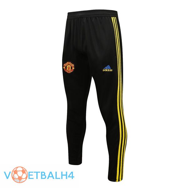 Manchester United Training broek zwart geel 2021/2022