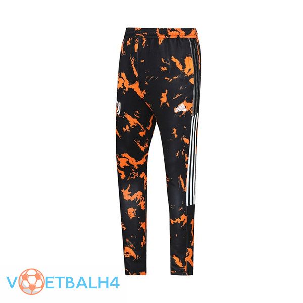 Juventus Training broek zwart oranje 2021/2022