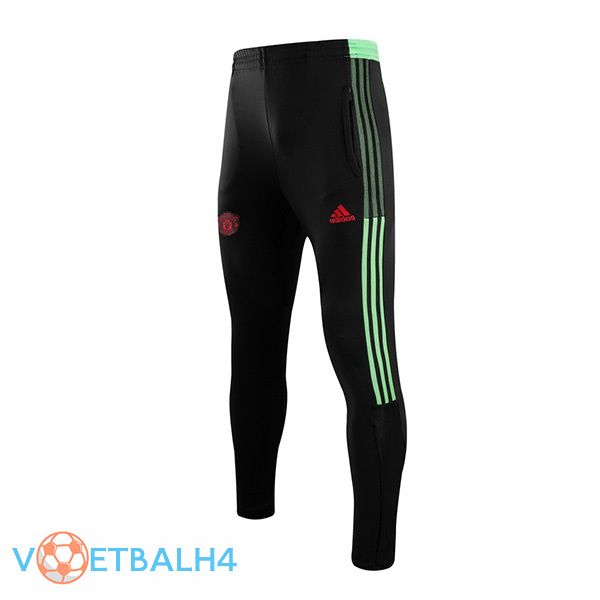 Manchester United Training broek zwart groente 2021/2022