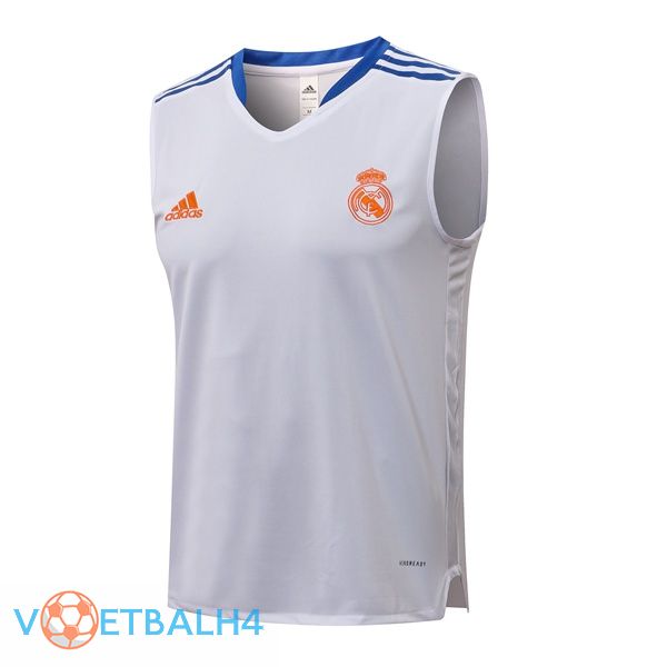 Real Madrid voetbal Vest wit 2021/2022