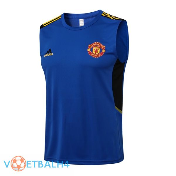 Manchester United voetbal Vest blauw 2021/2022