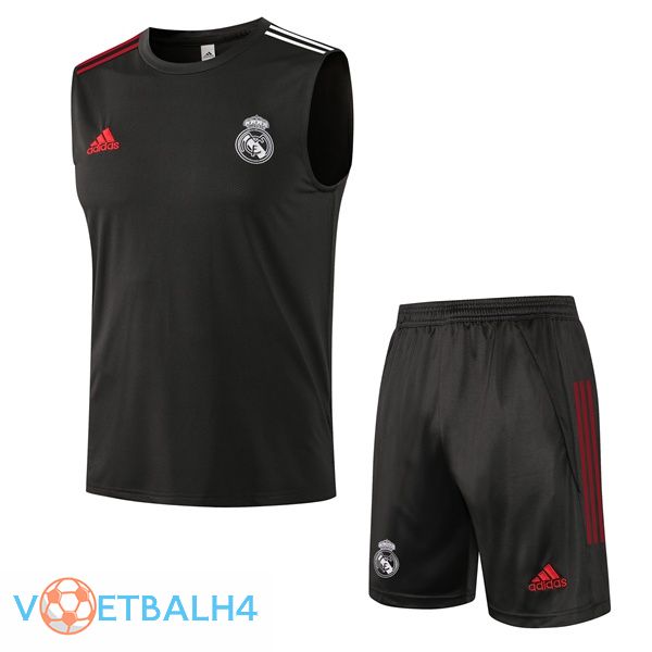 Real Madrid voetbal Vest + korte broek grijs 2021/2022