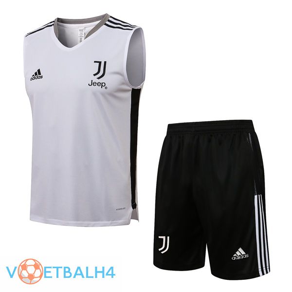 Juventus voetbal Vest + korte broek wit 2021/2022