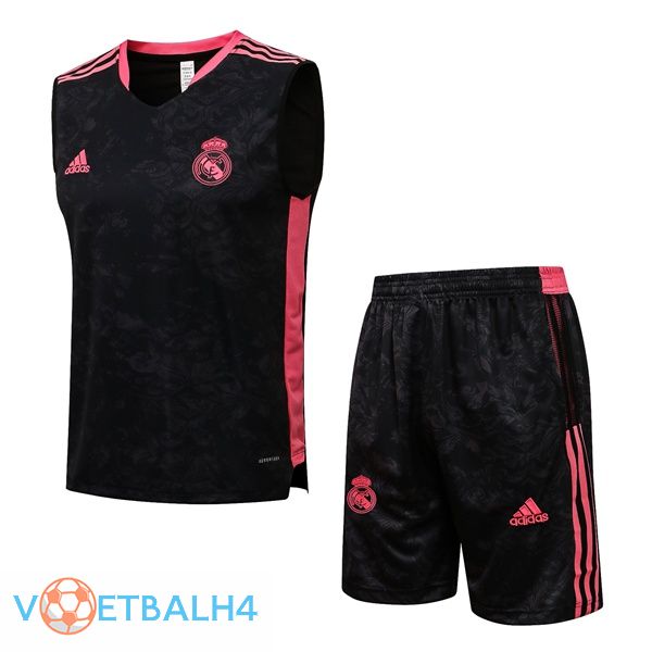 Real Madrid voetbal Vest + korte broek zwart 2021/2022