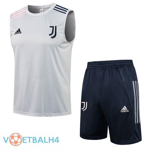 Juventus voetbal Vest + korte broek grijs 2021/2022