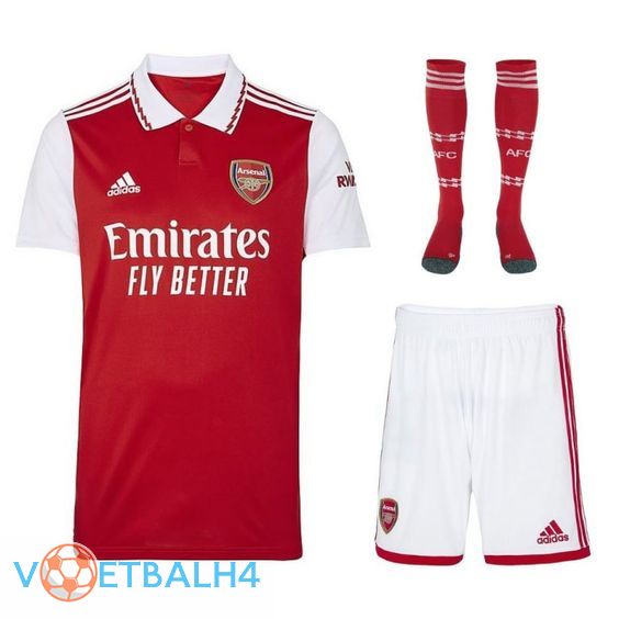 Arsenal voetbal jersey thuis (korte broek + sok) 2022/2023