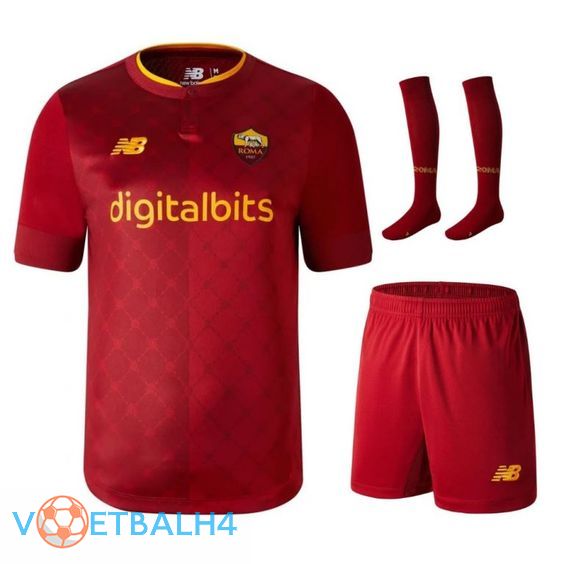 AS Roma voetbal jersey thuis (korte broek + sok) 2022/2023