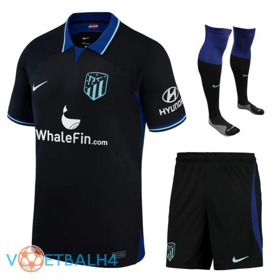 Atletico Madrid voetbal jersey uit (korte broek + sok) 2022/2023