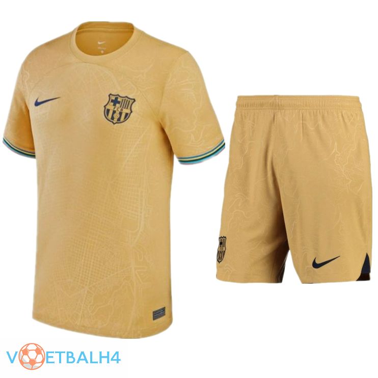 FC Barcelona voetbal jersey uit + korte broek 2022/2023