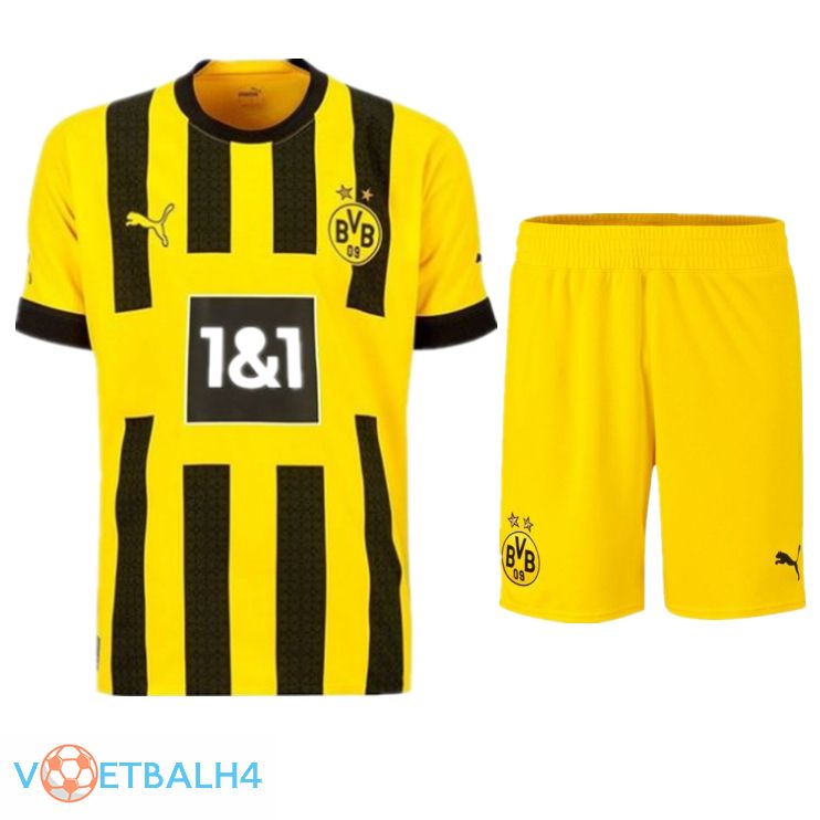 Dortmund BVB voetbal jersey thuis + korte broek 2022/2023