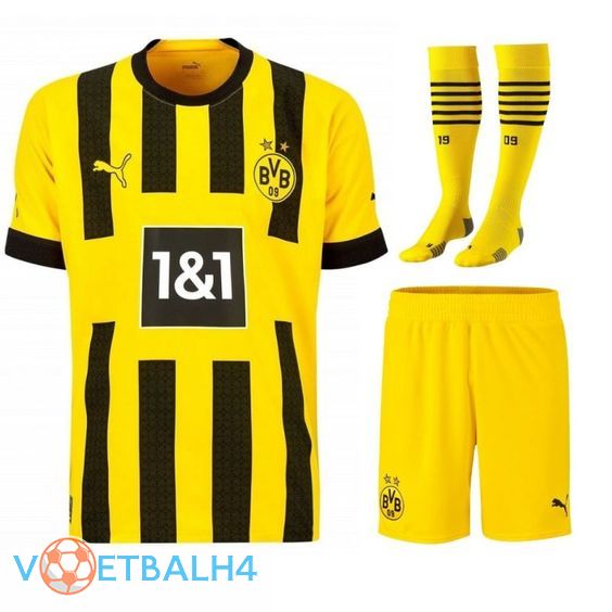 Dortmund BVB voetbal jersey thuis (korte broek + sok) 2022/2023