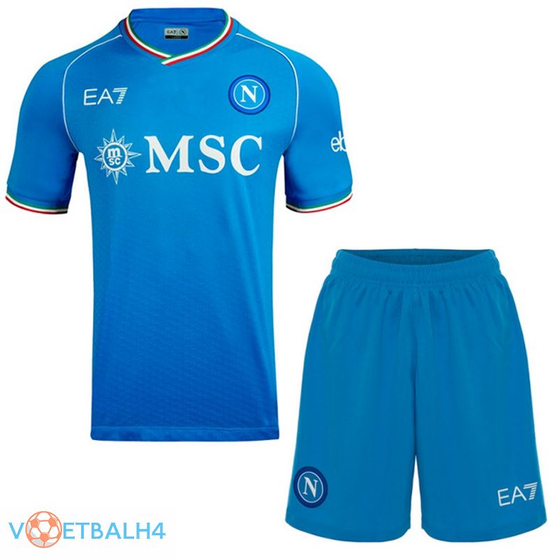 SSC Napoli voetbal jersey thuis + korte broek 2023/2024