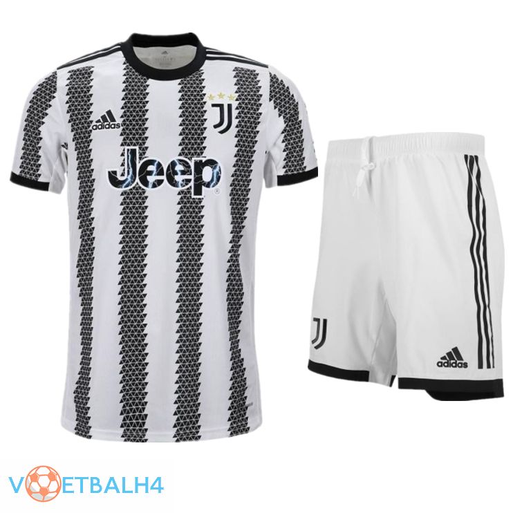 Juventus voetbal jersey thuis + korte broek 2022/2023