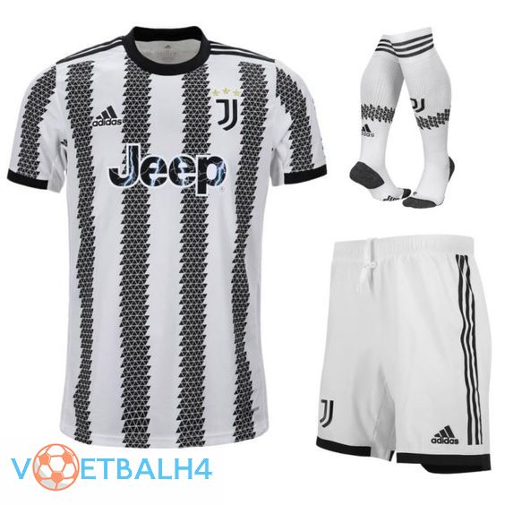 Juventus voetbal jersey thuis (korte broek + sok) 2022/2023