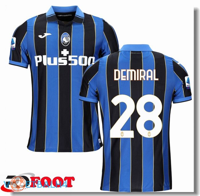 Atalanta（DEMIRAL 28）thuis jersey blauw/zwart 2021/2022