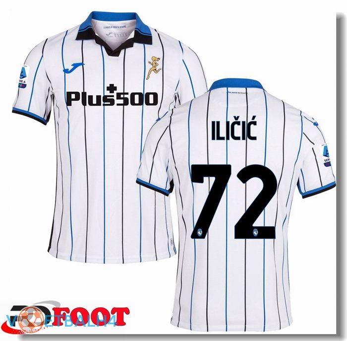 Atalanta（ILICIC 72）uit jersey wit 2021/2022