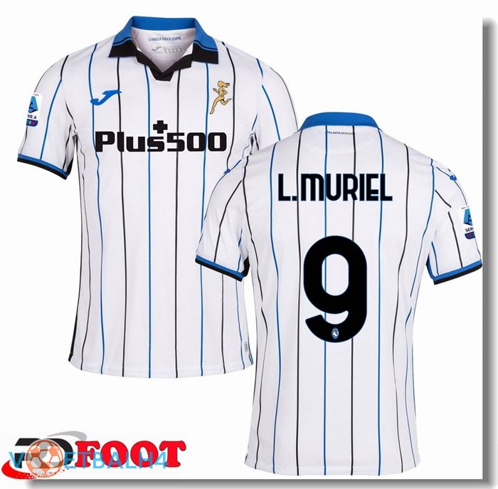 Atalanta（L.MURIEL 9）uit jersey wit 2021/2022