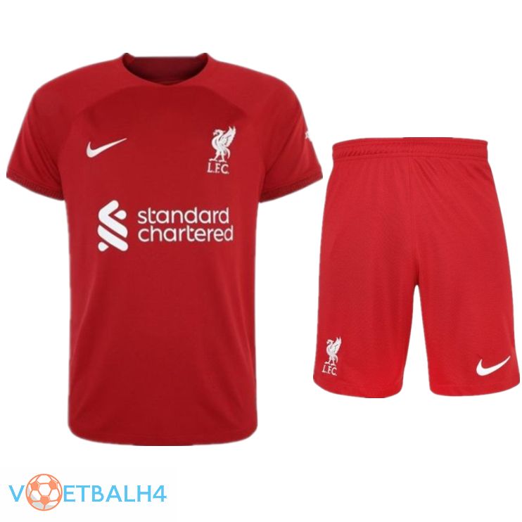 FC Liverpool voetbal jersey thuis + korte broek 2022/2023