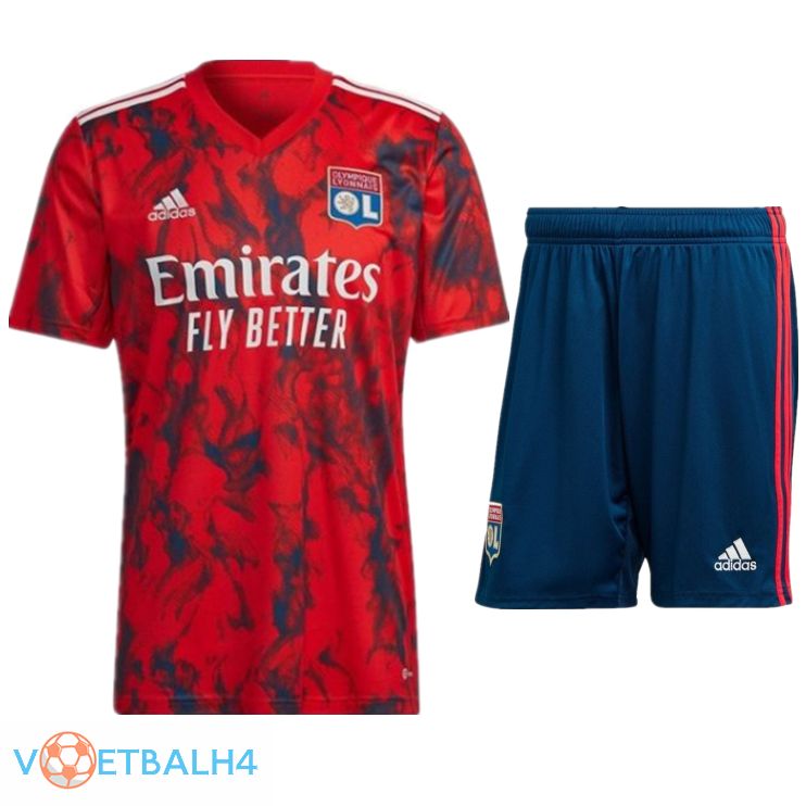 Lyon OL voetbal jersey uit + korte broek 2022/2023