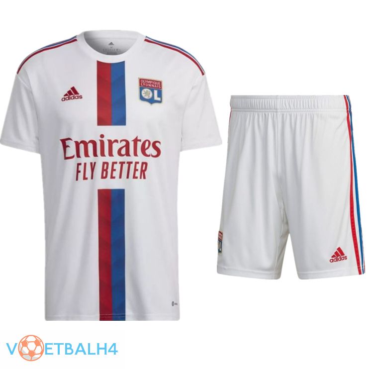 Lyon OL voetbal jersey thuis + korte broek 2022/2023